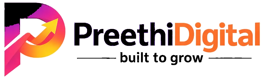 Preethi Digital logo digital marketing and website solutions agency